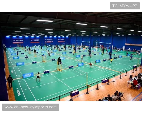 山东完美杯羽毛球赛场精彩激烈